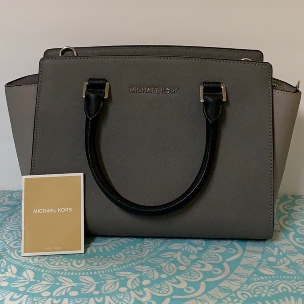 Grey Tri-color Micheal Kors purse